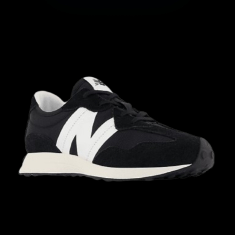 New Balance 327 Running Womens Size 8/Kids 6.5 Black White